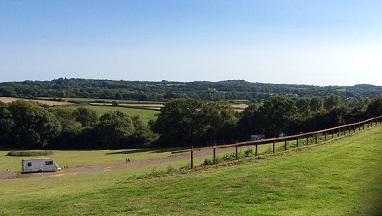 View of the campsite