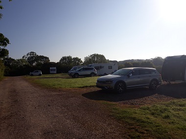 View at the top of the campsite